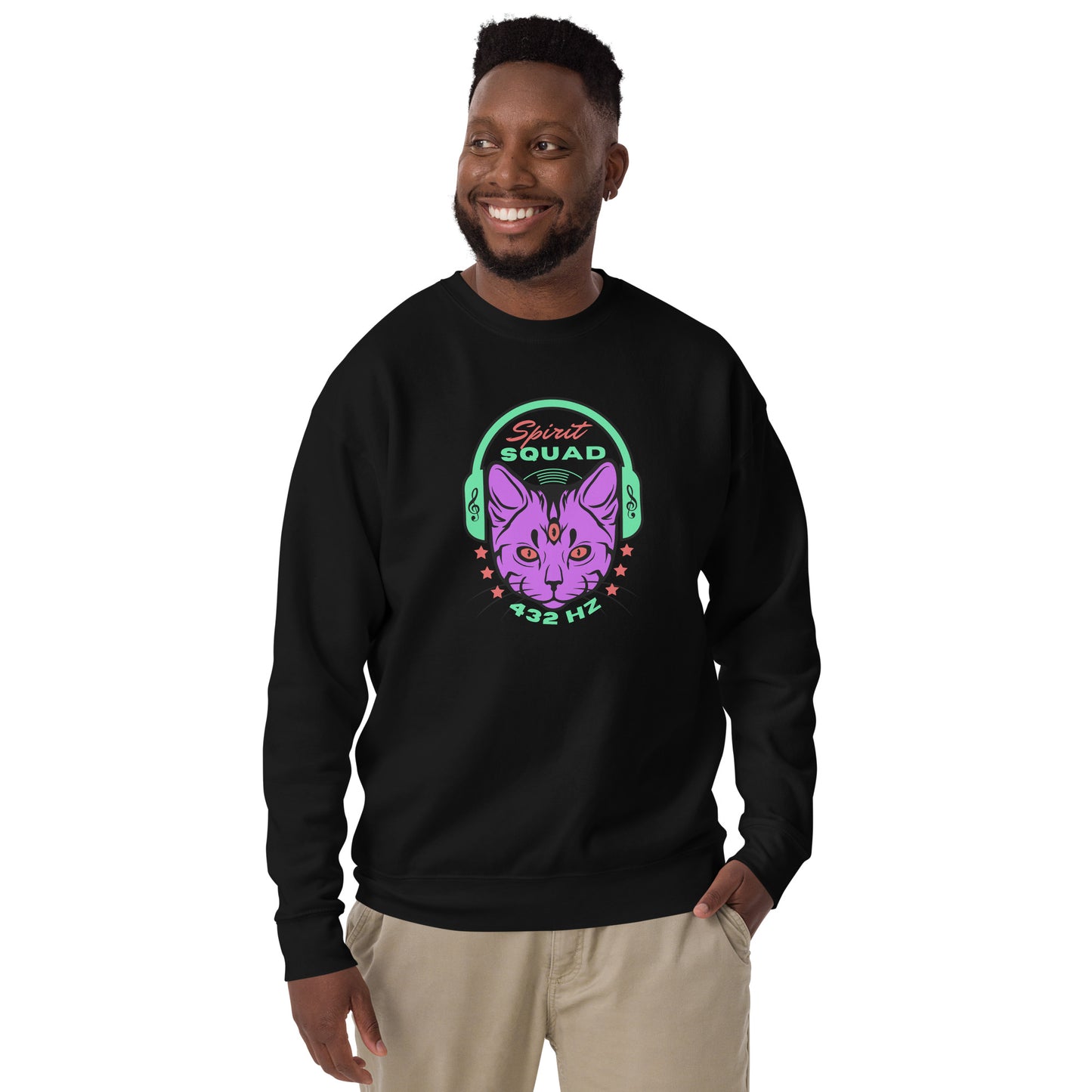 432Hz – Unisex Premium Sweatshirt