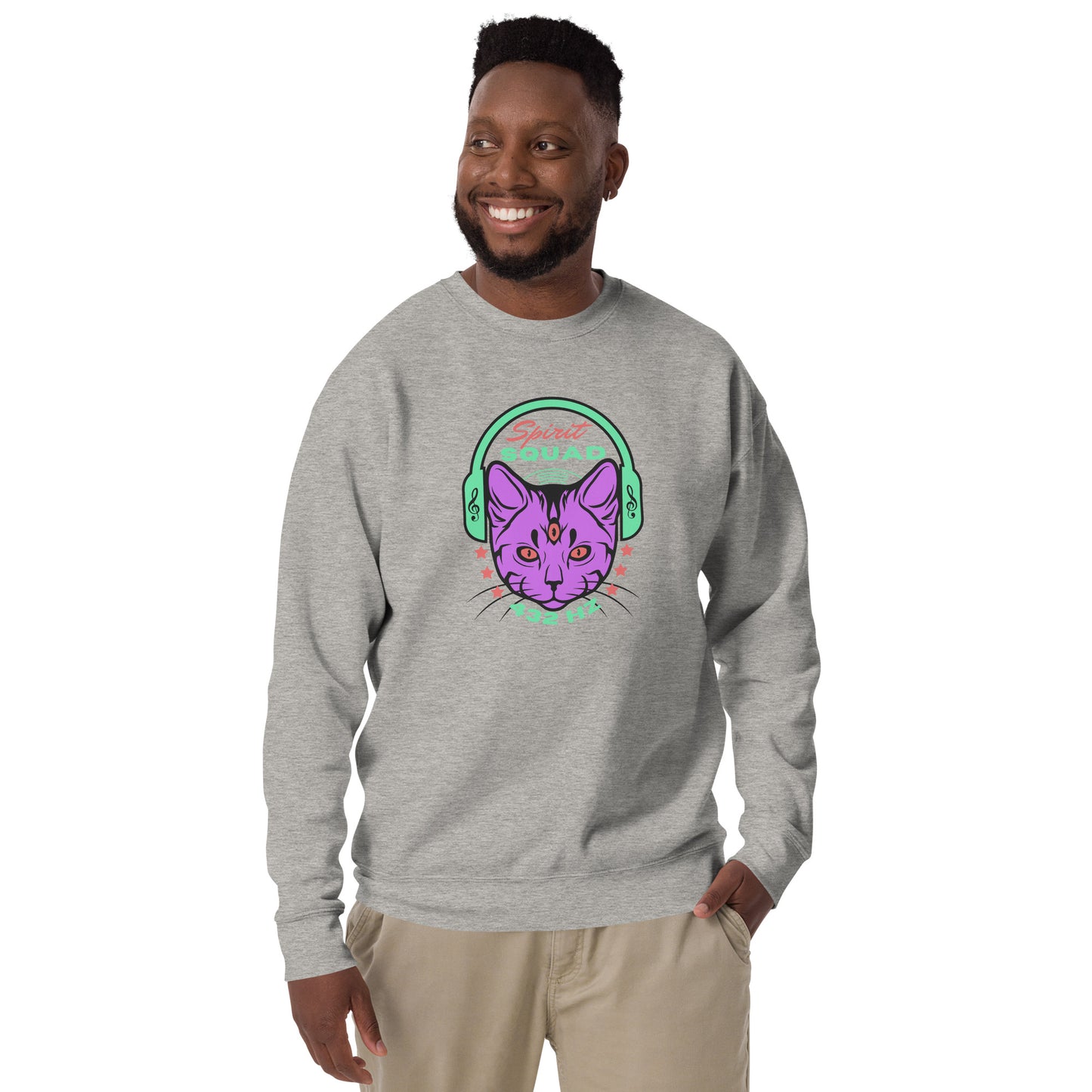 432Hz – Unisex Premium Sweatshirt