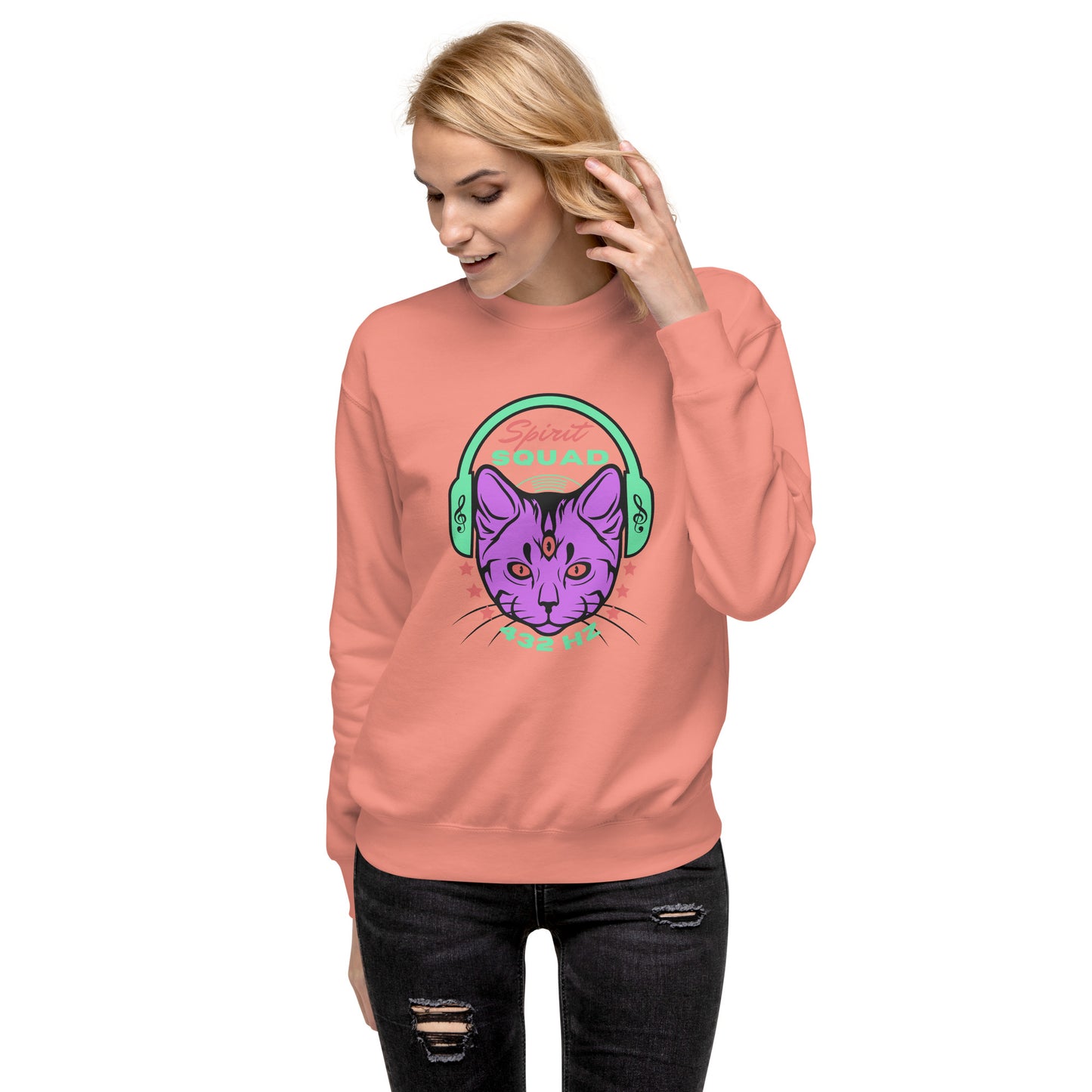 432Hz – Unisex Premium Sweatshirt