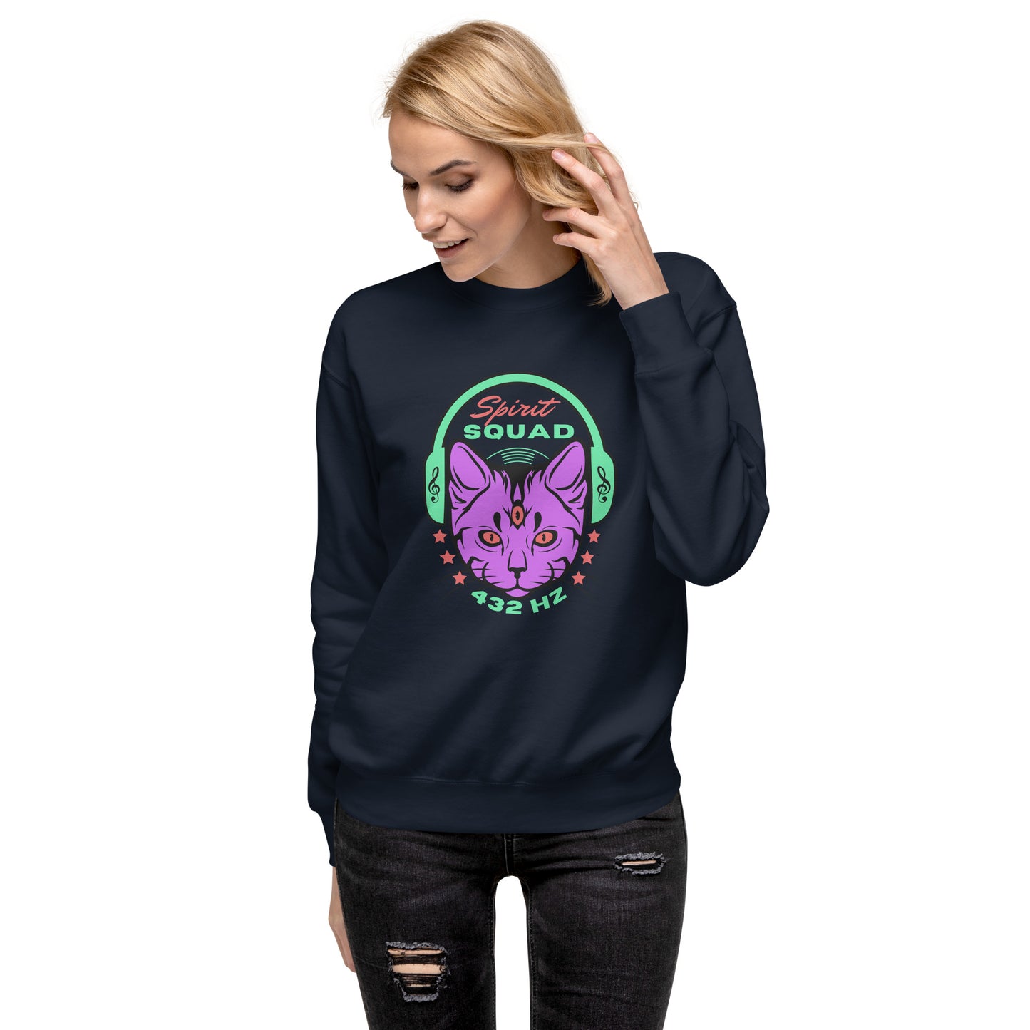 432Hz – Unisex Premium Sweatshirt