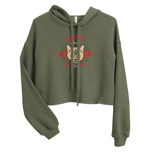 Spirit Rose – Crop Hoodie