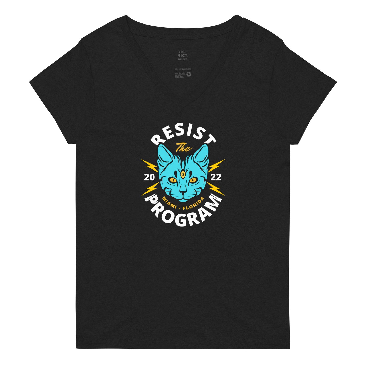 Resist – Women’s recycled v-neck t-shirt