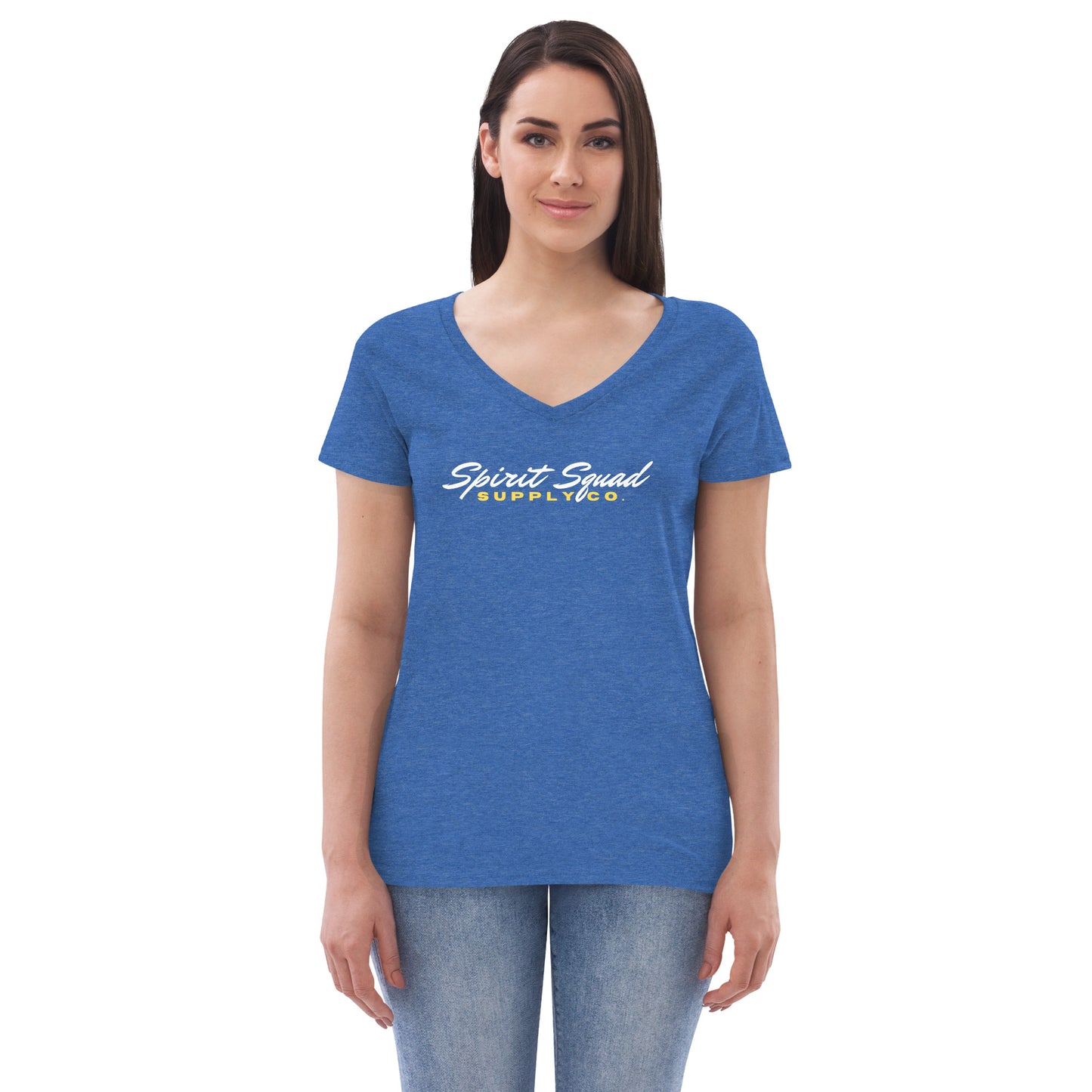 Spirit Squad Supply Co – Women’s recycled v-neck t-shirt